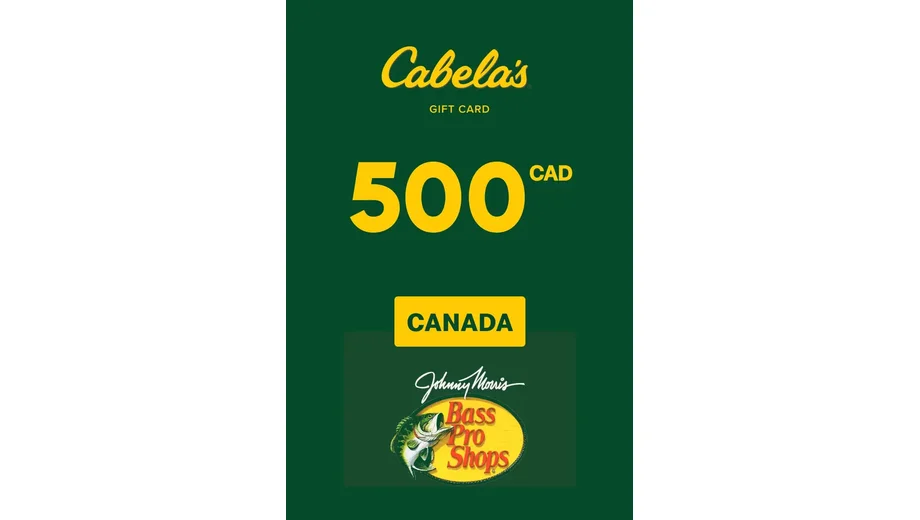 Cabela's 500 CAD Gift Card (Canada) gallery image 2