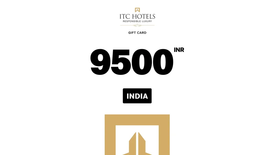 ITC Hotels 9500 INR Gift Card (India) gallery image 2