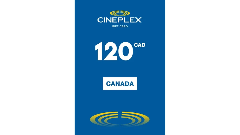 Cineplex 120 CAD Gift Card (Canada) gallery image 2