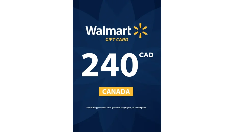 Walmart 240 CAD Gift Card (Canada) gallery image 2