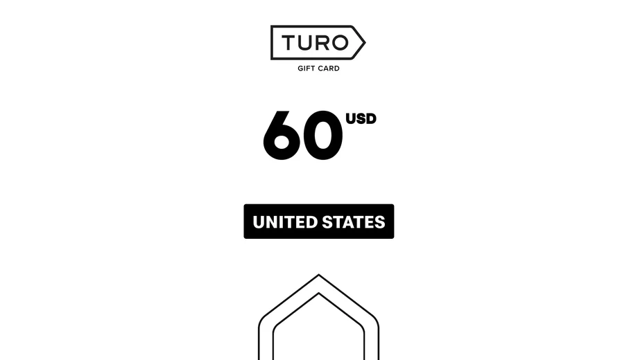 Turo 60 USD Gift Card (United States) gallery image 2