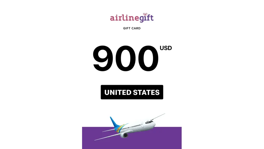 Airline 900 USD Gift Card (United States) gallery image 2