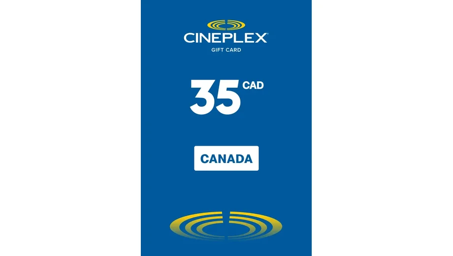 Cineplex 35 CAD Gift Card (Canada) gallery image 2