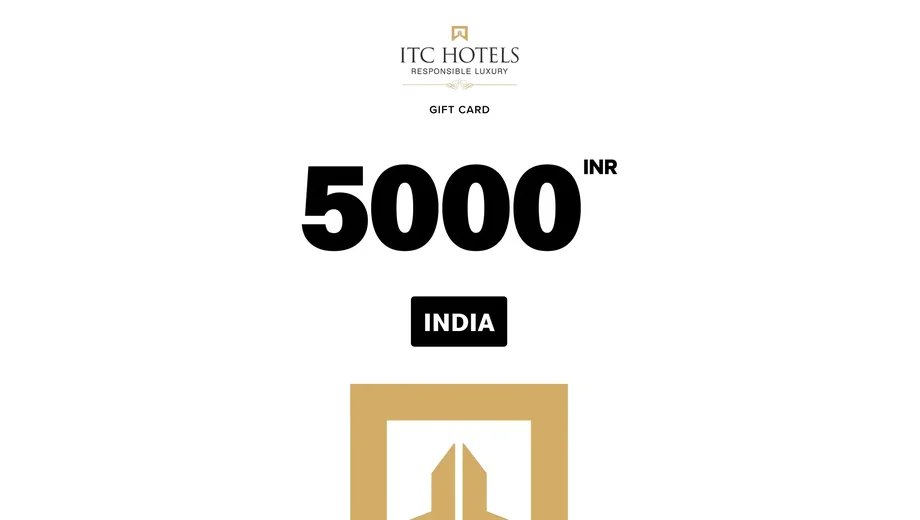ITC Hotels 5000 INR Gift Card (India) gallery image 2