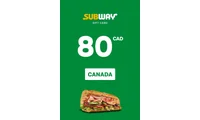 Subway 80 CAD Gift Card (Canada) thumb 2