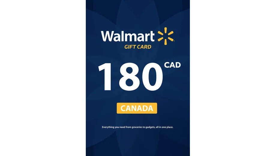 Walmart 180 CAD Gift Card (Canada) gallery image 2
