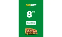 Subway 8 CAD Gift Card (Canada) thumb 2