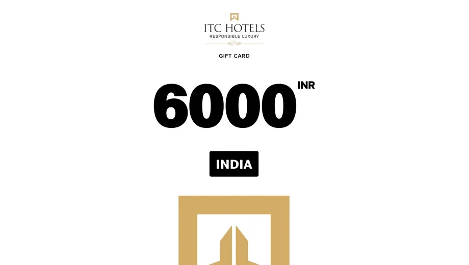 ITC Hotels 6000 INR Gift Card (India) gallery image 2