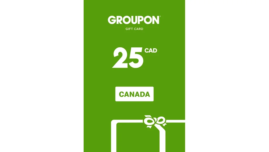Groupon 25 CAD Gift Card (Canada) gallery image 2