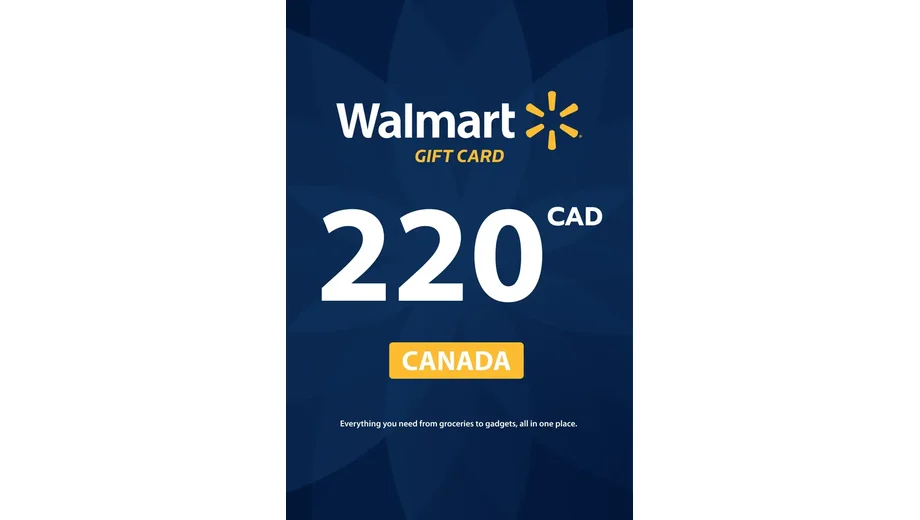Walmart 220 CAD Gift Card (Canada) gallery image 2