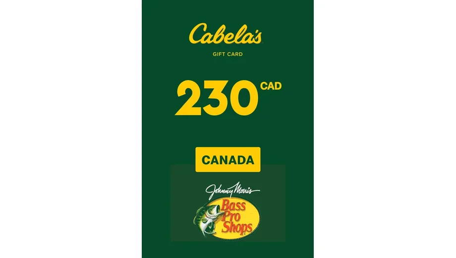 Cabela's 230 CAD Gift Card (Canada) gallery image 2
