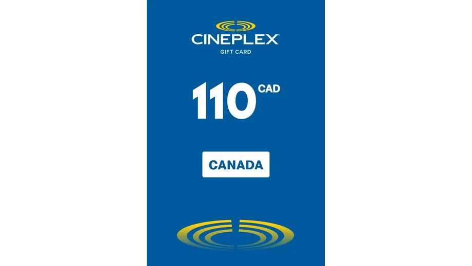 Cineplex 110 CAD Gift Card (Canada) gallery image 2