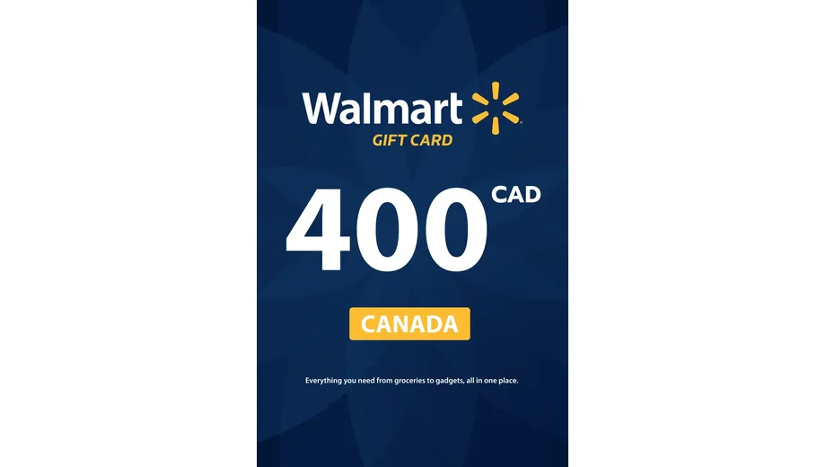 Walmart 400 CAD Gift Card (Canada) gallery image 2