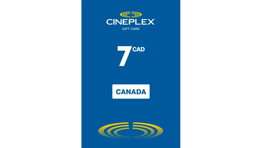 Cineplex 7 CAD Gift Card (Canada) gallery image 2