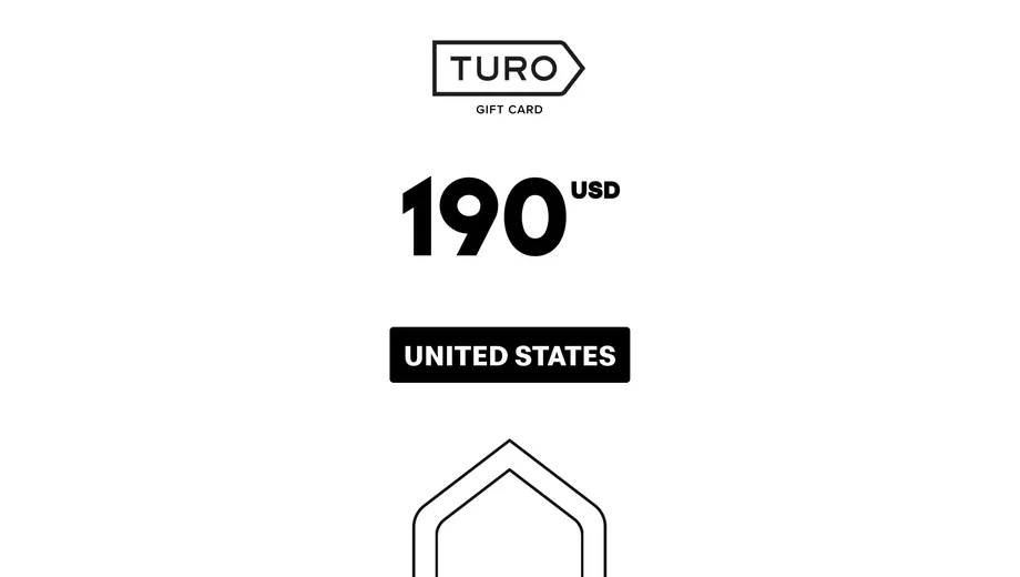Turo 190 USD Gift Card (United States) gallery image 2
