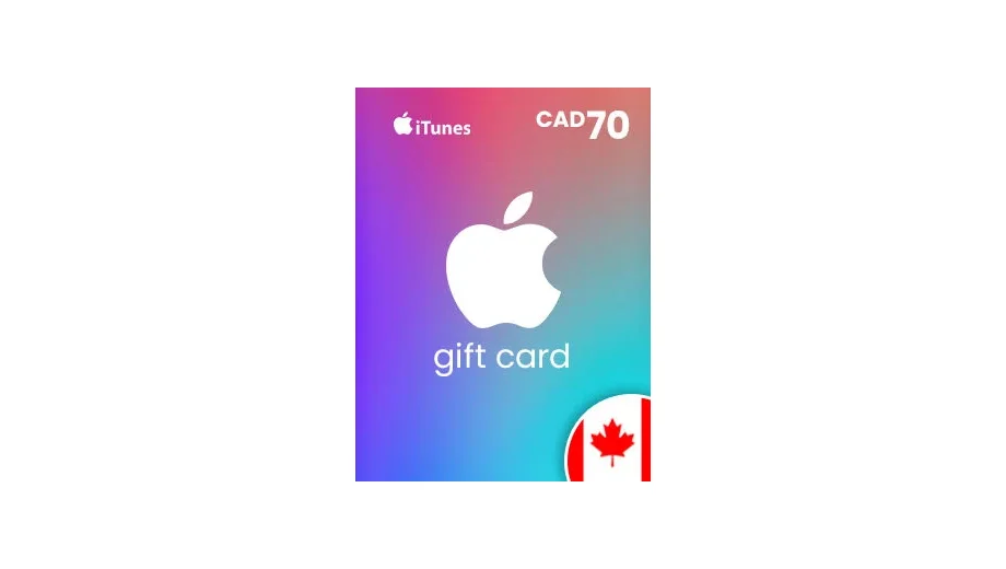 Apple iTunes 70 CAD Gift Card (Canada) gallery image 2
