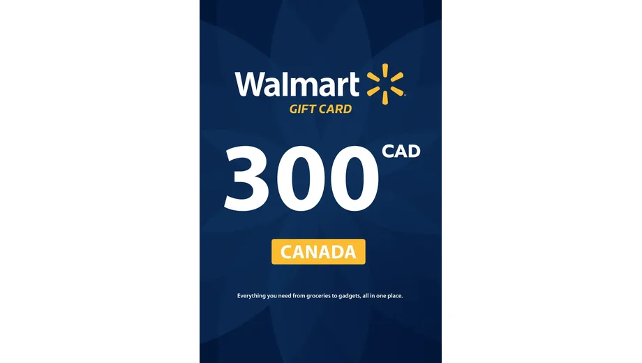 Walmart 300 CAD Gift Card (Canada) gallery image 2