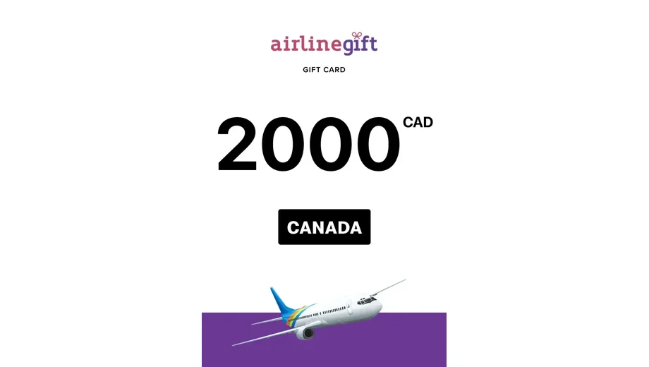 Airline 2000 CAD Gift Card (Canada) gallery image 2