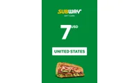 Subway 7 USD Gift Card (United States) thumb 2