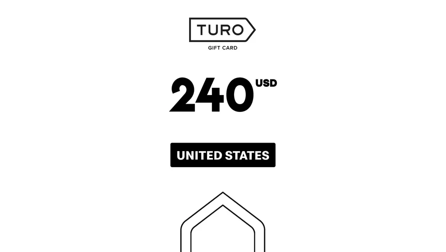 Turo 240 USD Gift Card (United States) gallery image 2