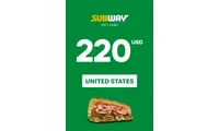 Subway 220 USD Gift Card (United States) thumb 2