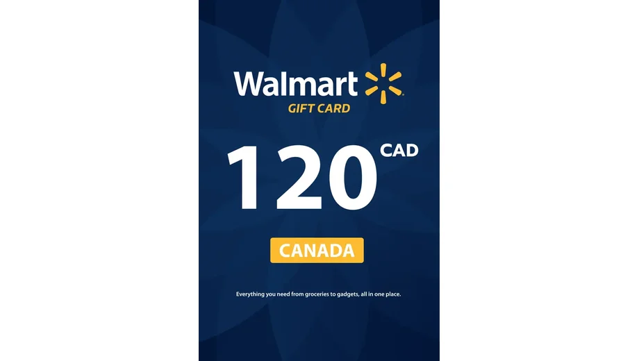 Walmart 120 CAD Gift Card (Canada) gallery image 2