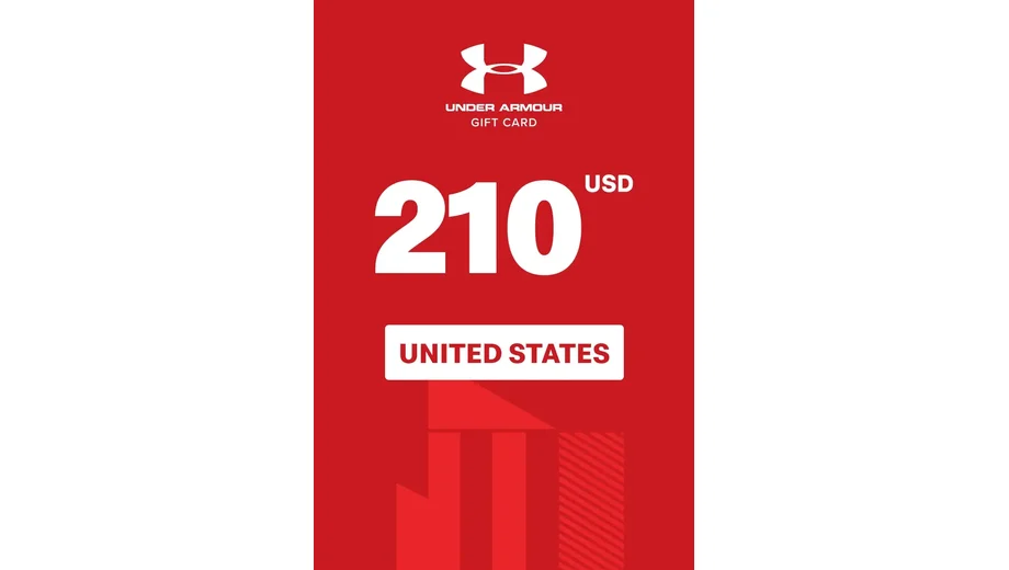 Under Armour 210 USD Gift Card (United States) gallery image 2