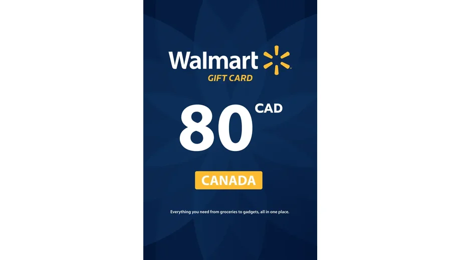 Walmart 80 CAD Gift Card (Canada) gallery image 2