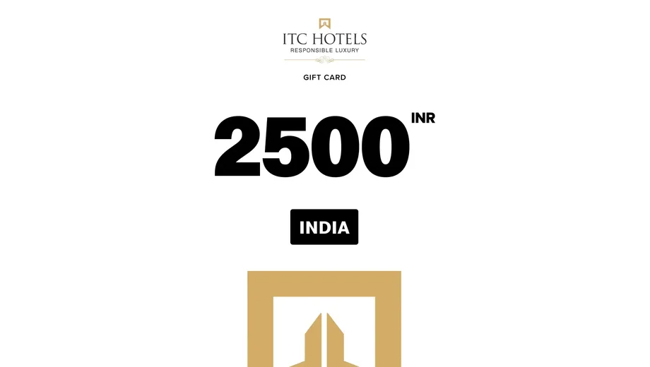 ITC Hotels 2500 INR Gift Card (India) gallery image 2