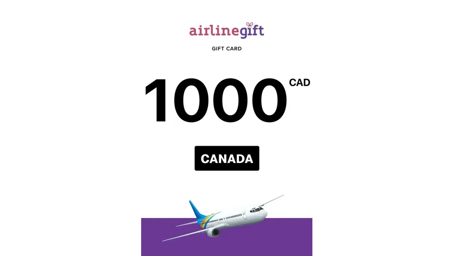 Airline 1000 CAD Gift Card (Canada) gallery image 2
