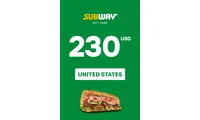 Subway 230 USD Gift Card (United States) thumb 2