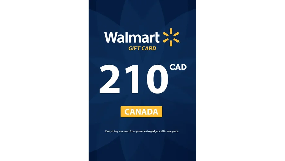 Walmart 210 CAD Gift Card (Canada) gallery image 2