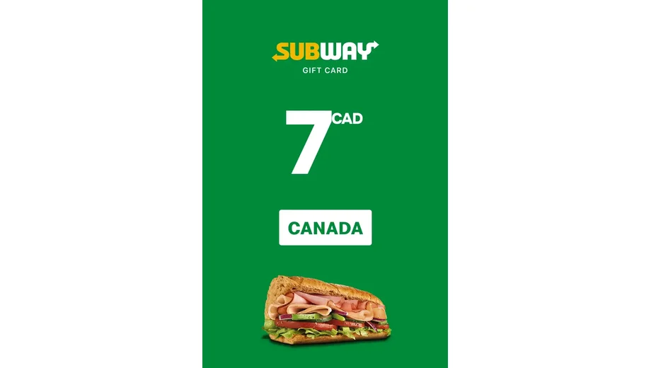 Subway 7 CAD Gift Card (Canada) gallery image 2