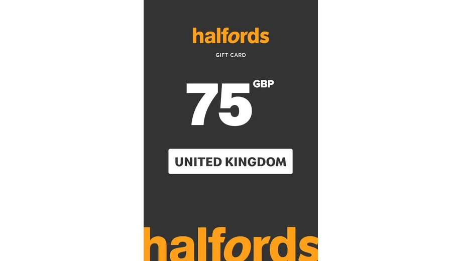 Halfords 75 GBP Gift Card (United Kingdom) gallery image 2