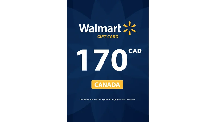 Walmart 170 CAD Gift Card (Canada) gallery image 2