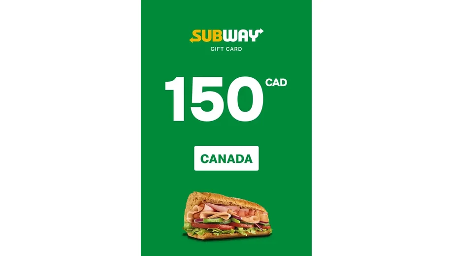 Subway 150 CAD Gift Card (Canada) gallery image 2