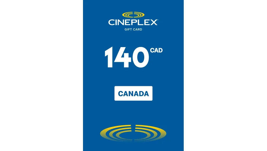 Cineplex 140 CAD Gift Card (Canada) gallery image 2