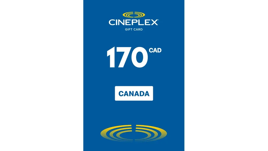 Cineplex 170 CAD Gift Card (Canada) gallery image 2