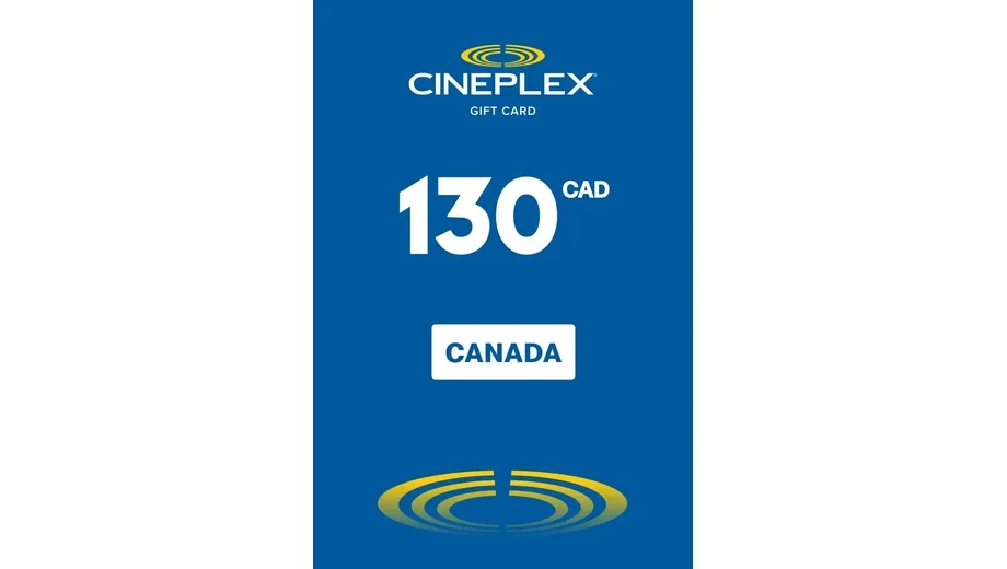 Cineplex 130 CAD Gift Card (Canada) gallery image 2