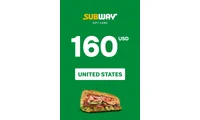 Subway 160 USD Gift Card (United States) thumb 2