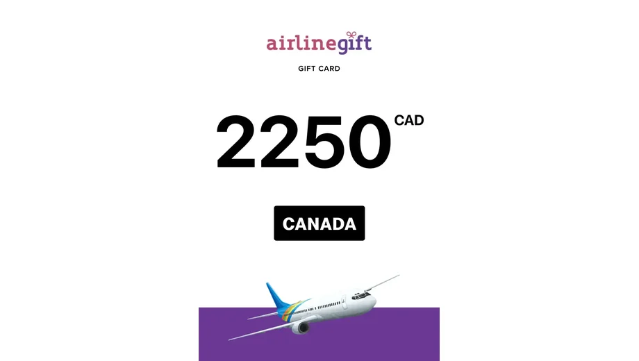 Airline 2250 CAD Gift Card (Canada) gallery image 2