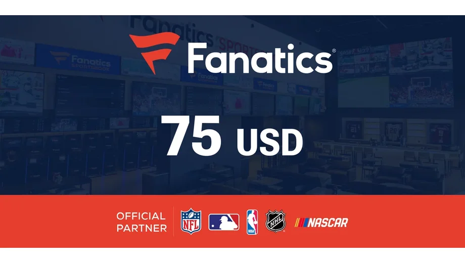 Fanatics 75 USD Gift Card (United States) gallery image 2