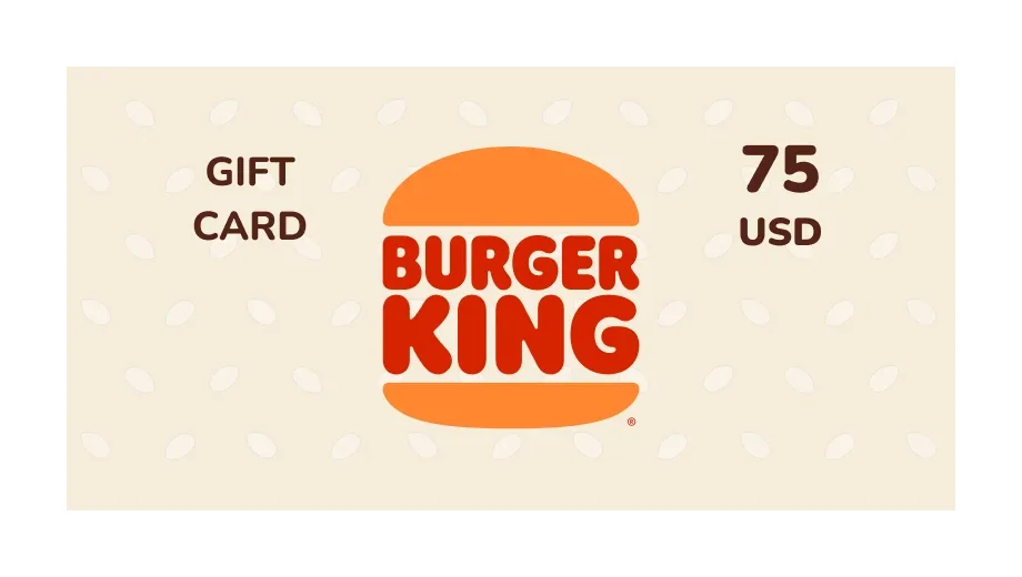 Burger King 75 USD Gift Card (United States) gallery image 2