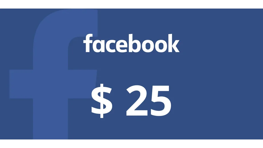Facebook 25 USD Gift Card (Global) gallery image 2