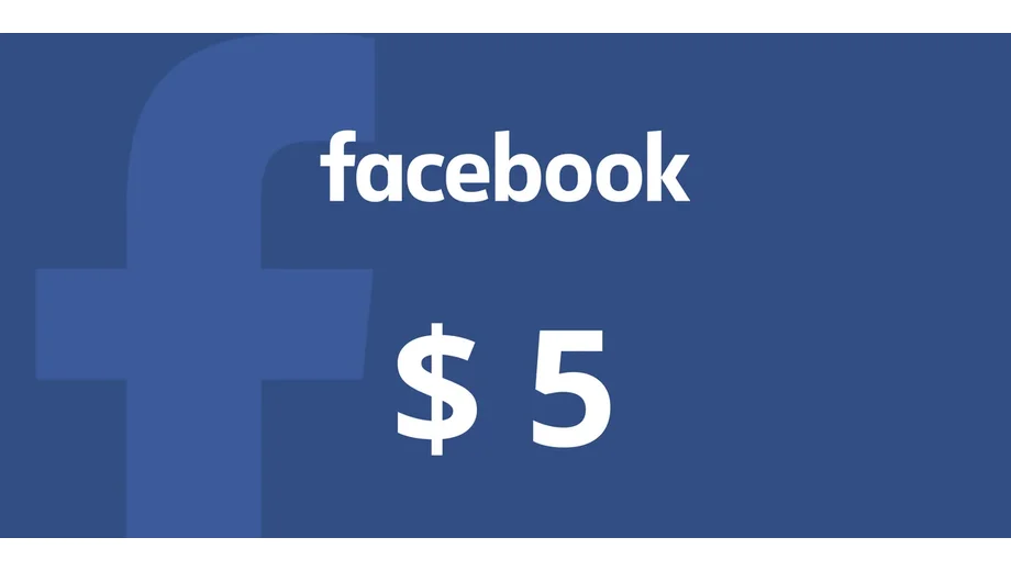Facebook 5 USD Gift Card (Global) gallery image 2
