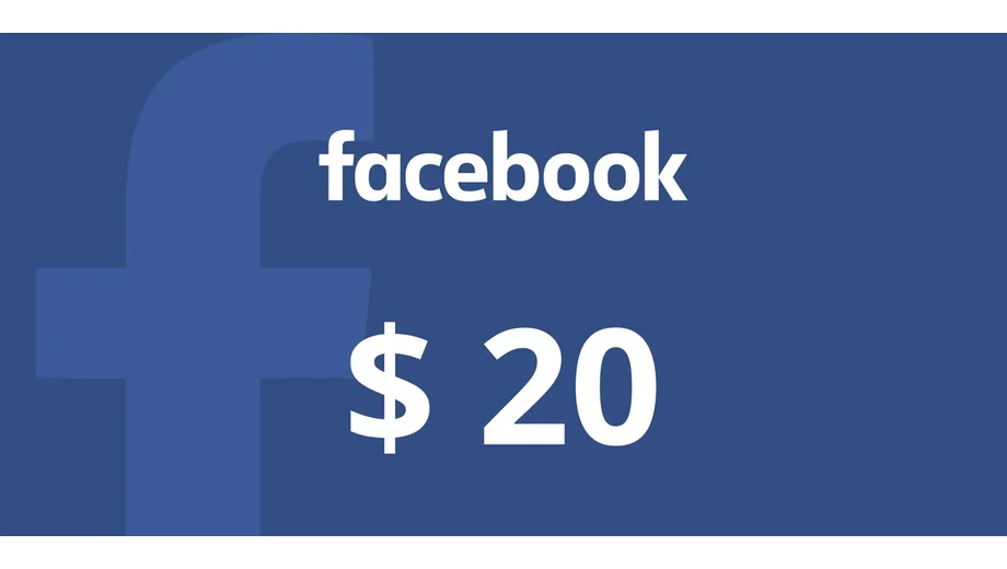 Facebook 20 USD Gift Card (Global) gallery image 2