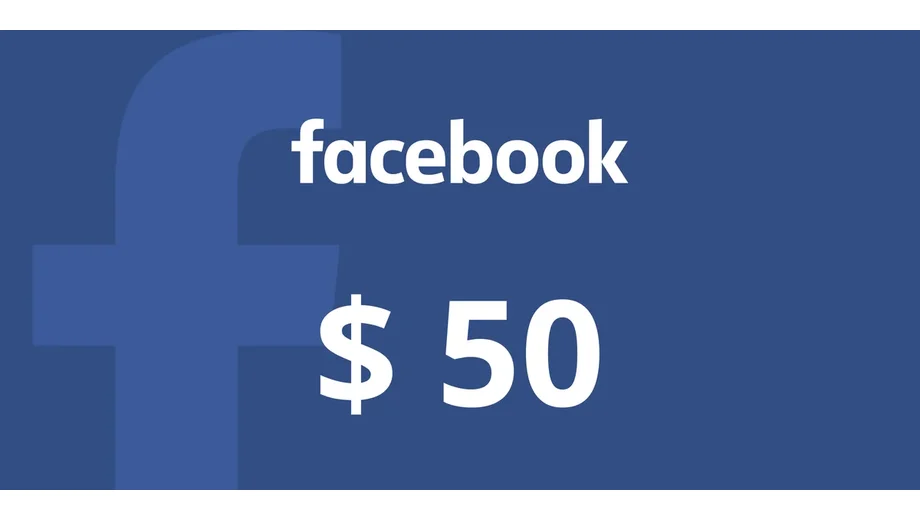 Facebook 50 USD Gift Card (Global) gallery image 2