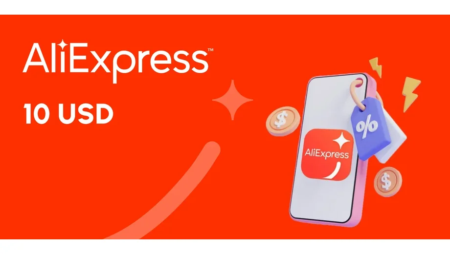 AliExpress 10 USD Gift Card (Global) gallery image 2