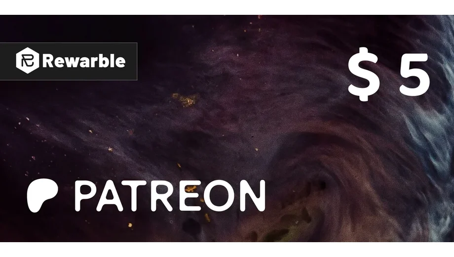 Patreon 5 USD Gift Card (Global) gallery image 2