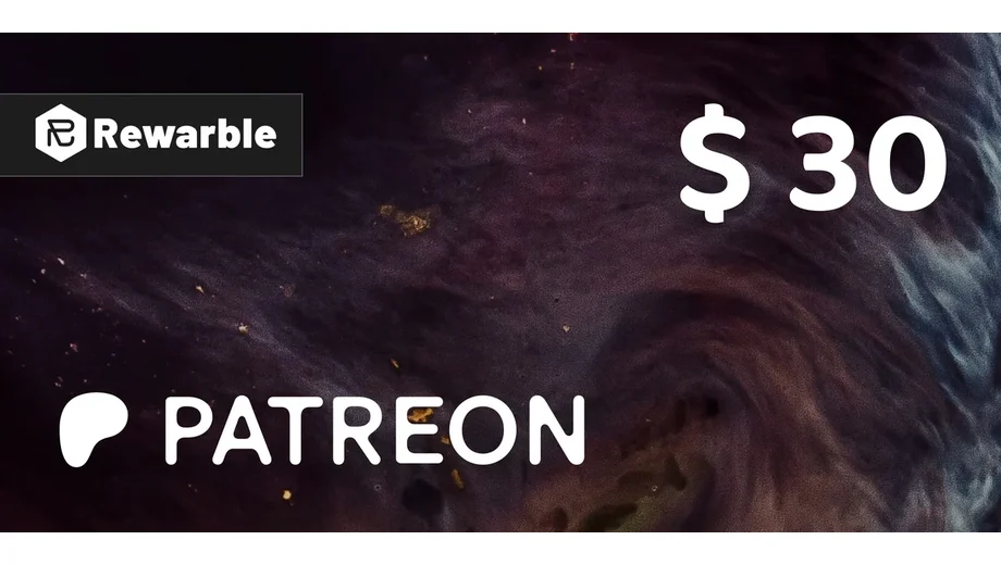 Patreon 30 USD Gift Card (Global) gallery image 2